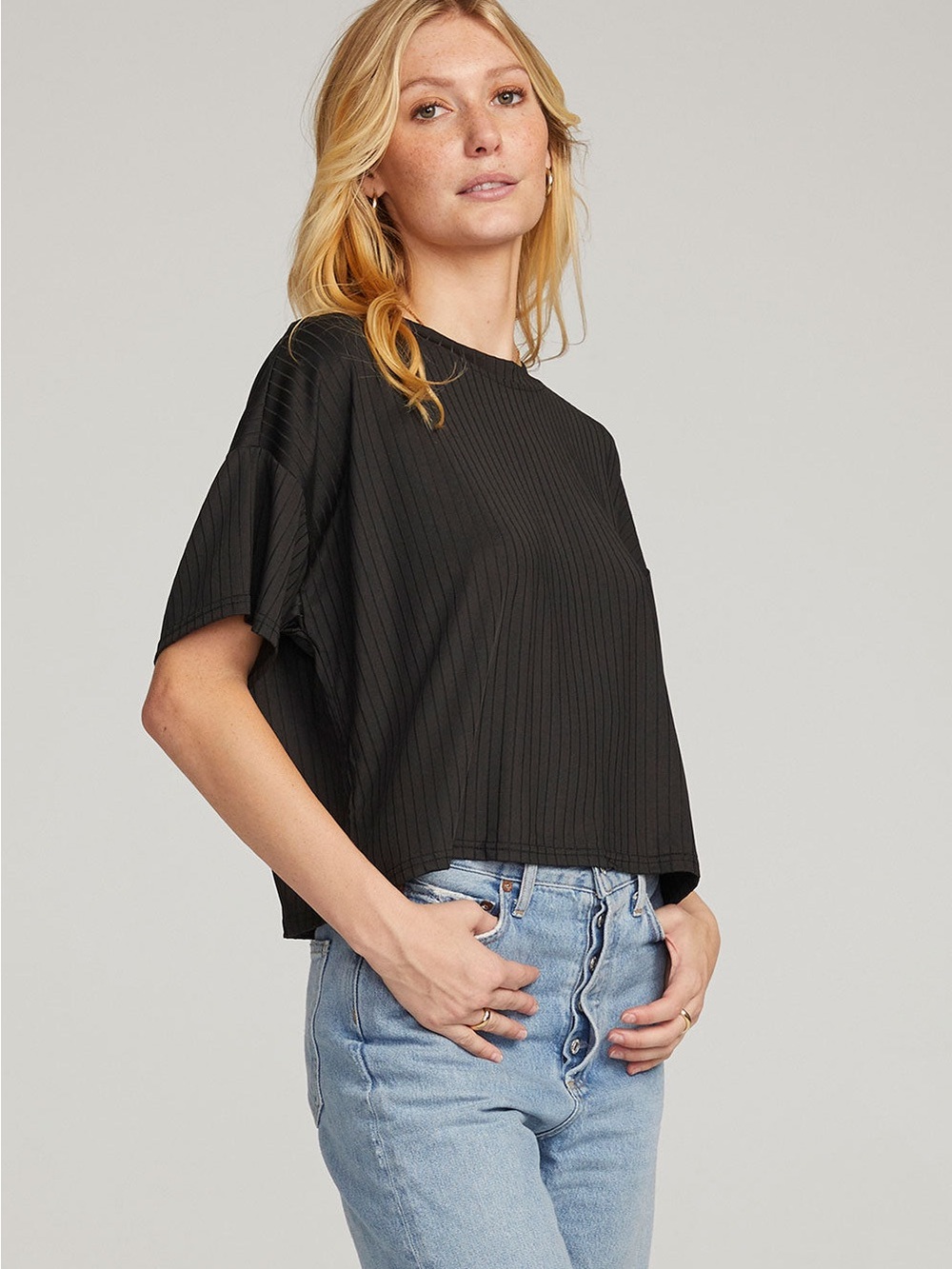 Saltwater Luxe Cropped Boxy Tee